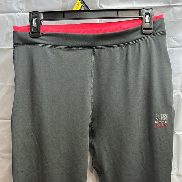 Karrimor Grey and Pink Running Leggings with reflective accents size large - Picture 3 of 7